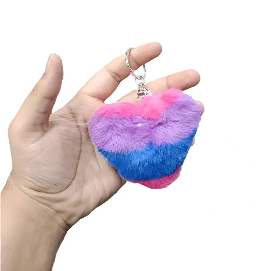 Joyful Heart Plush Keychain - Bear Hugs