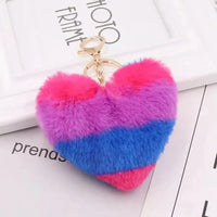 Joyful Heart Plush Keychain - Bear Hugs