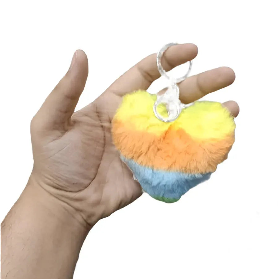 Joyful Heart Plush Keychain - Bear Hugs