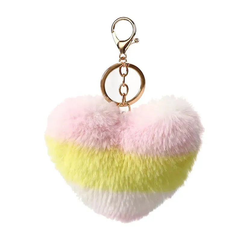 Joyful Heart Plush Keychain - Bear Hugs