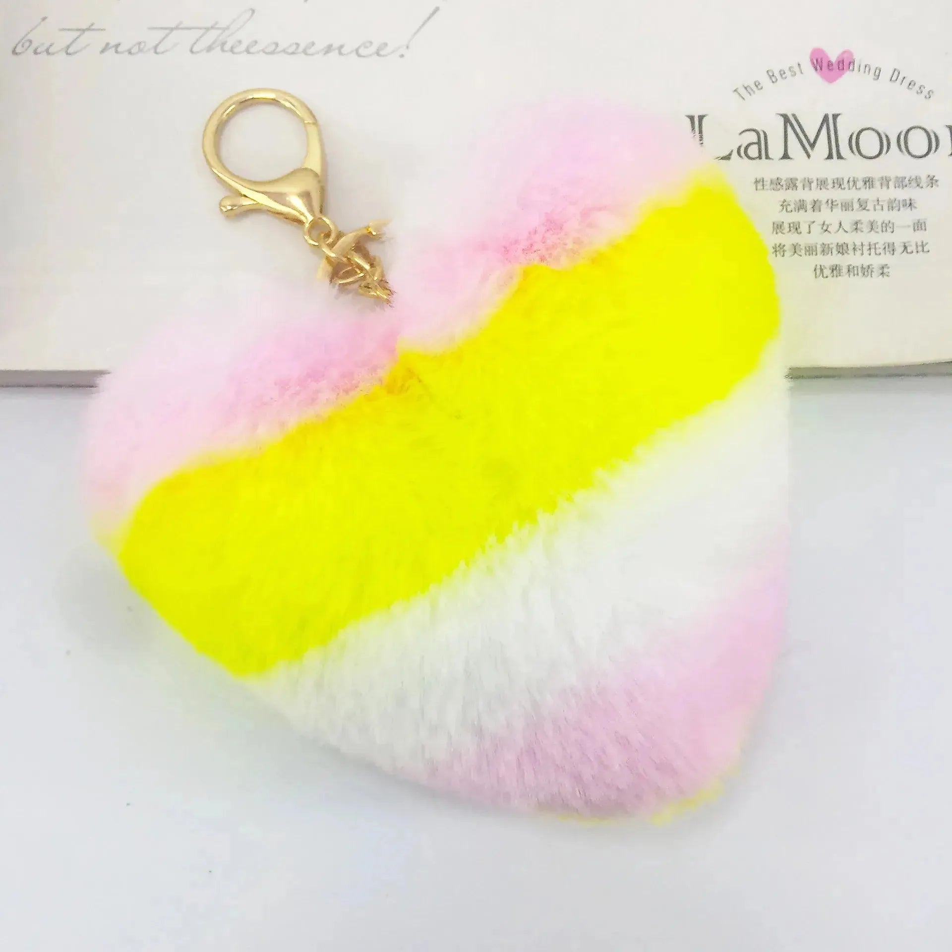 Joyful Heart Plush Keychain - Bear Hugs