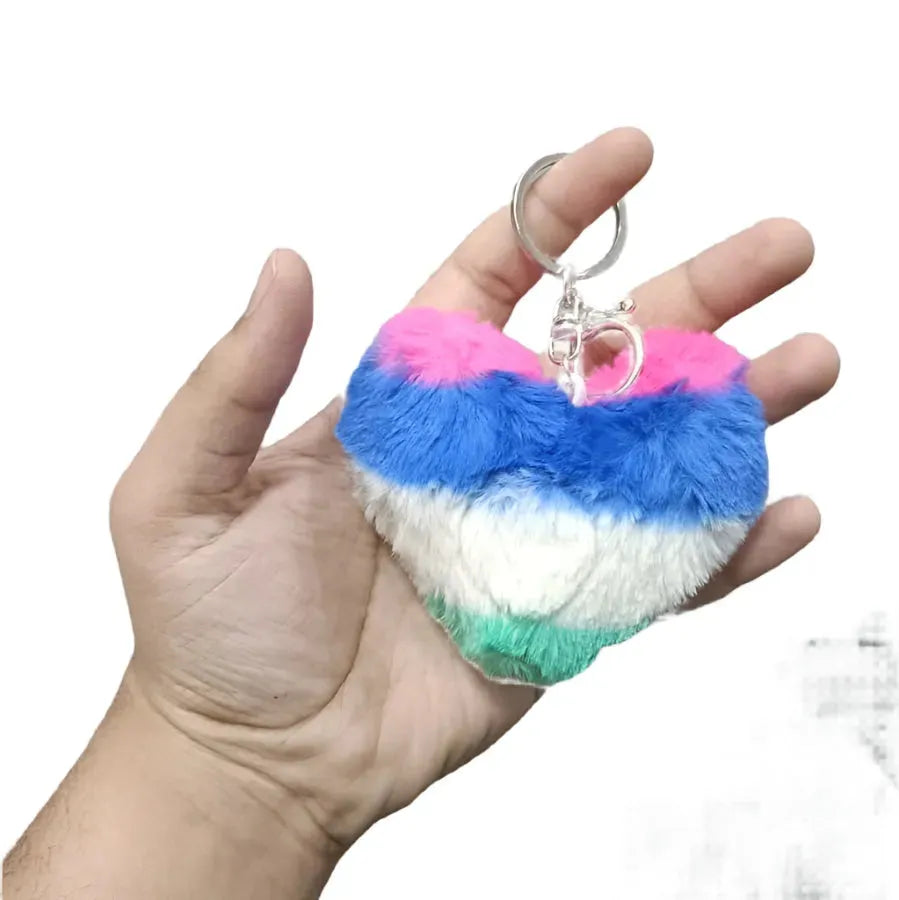 Joyful Heart Plush Keychain - Bear Hugs