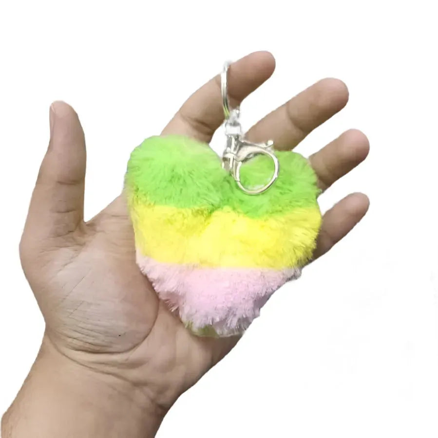 Joyful Heart Plush Keychain - Bear Hugs