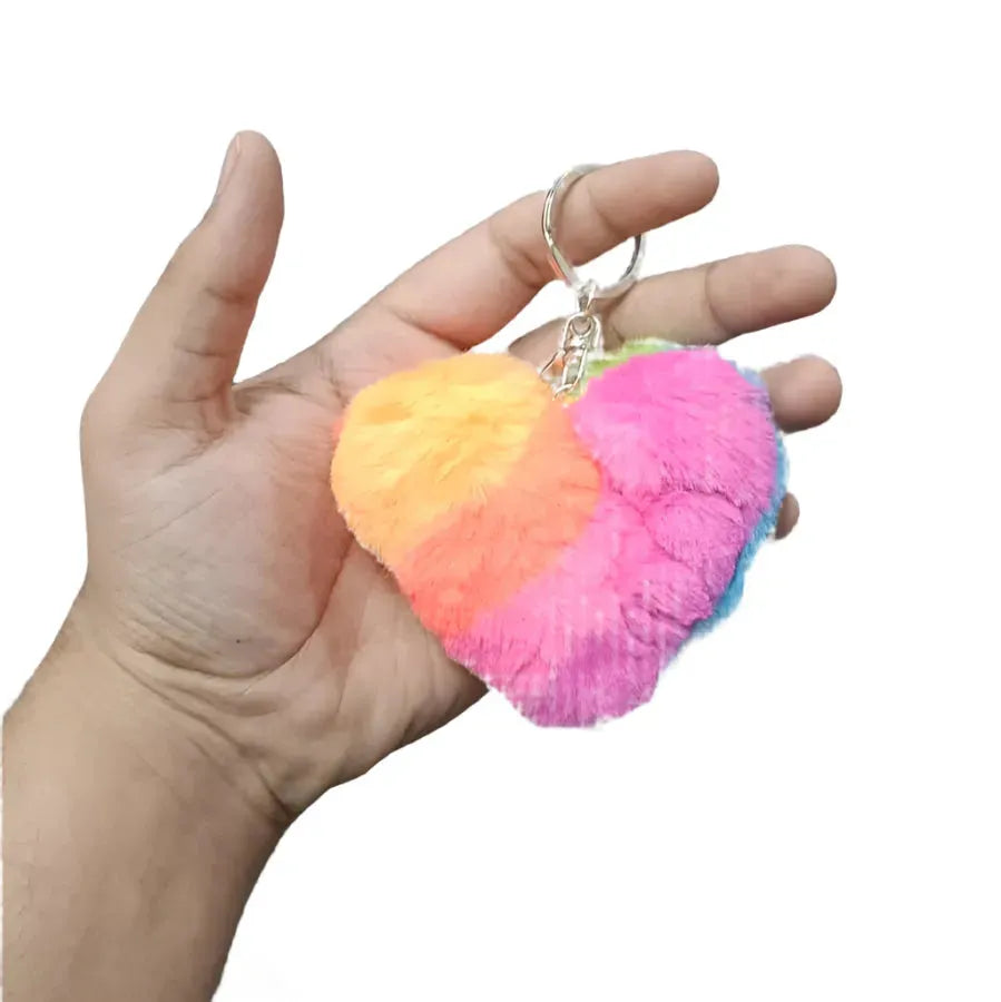 Joyful Heart Plush Keychain - Bear Hugs