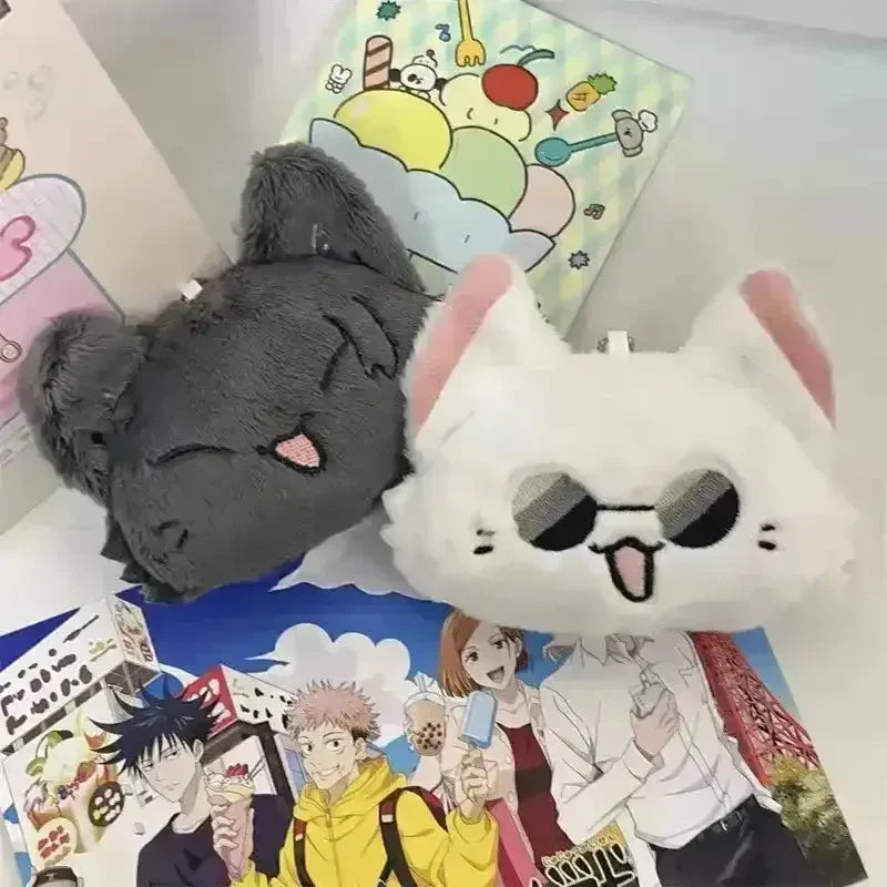Jujutsu Kaisen Cat Plush Keychains - Bear Hugs