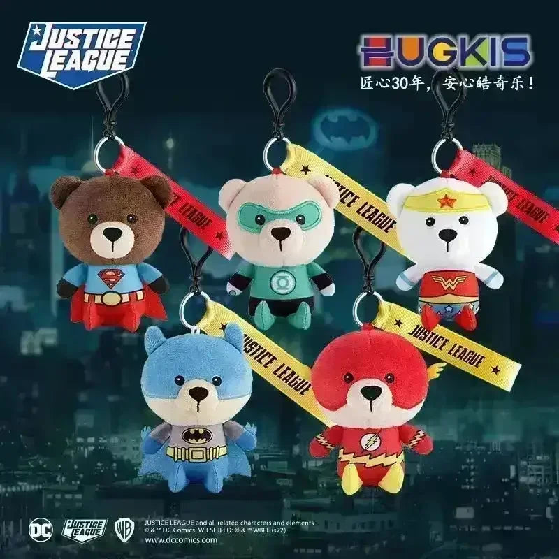 Justice League Superhero Bear Keychains - Bear Hugs