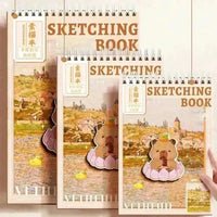 Kawaii A4 Sketching Book - Bear Hugs