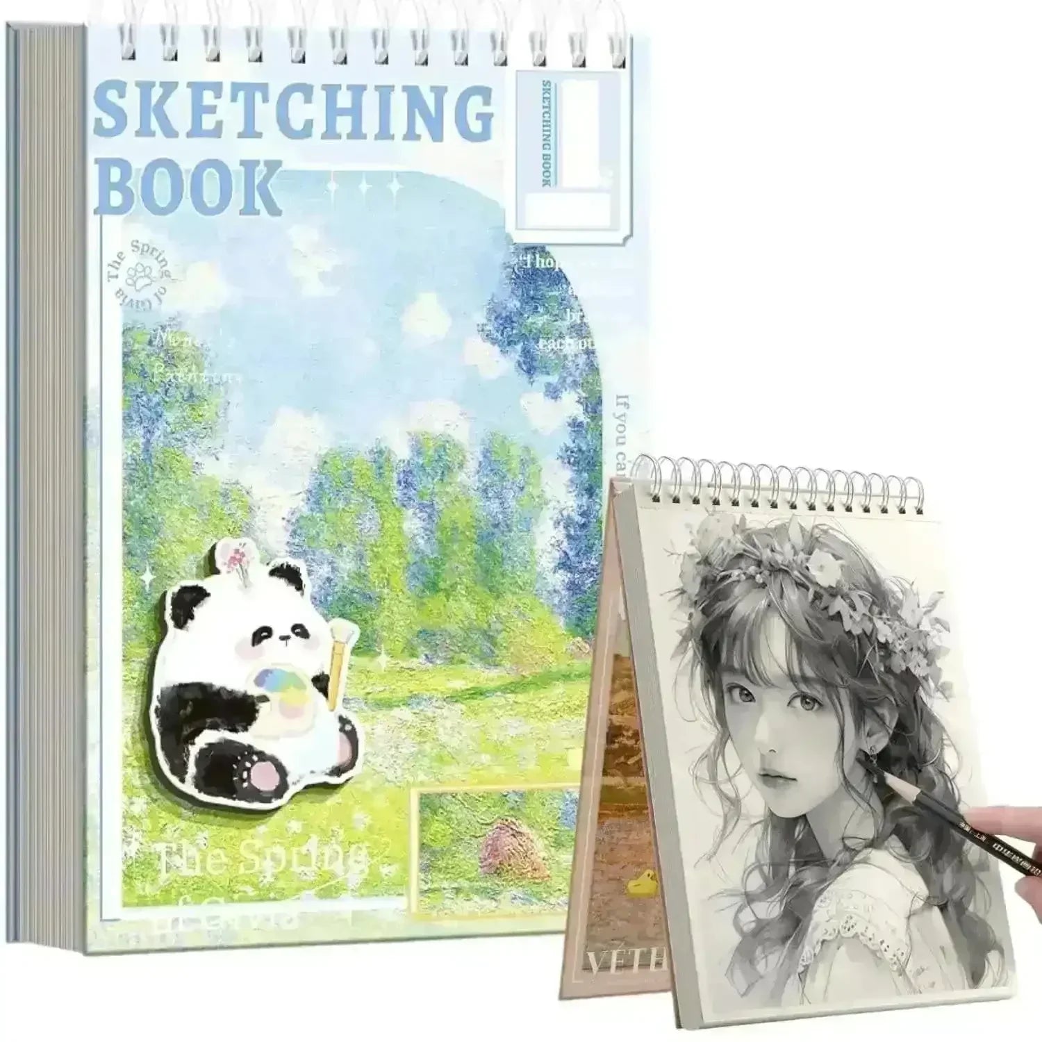 Kawaii A4 Sketching Book - Bear Hugs