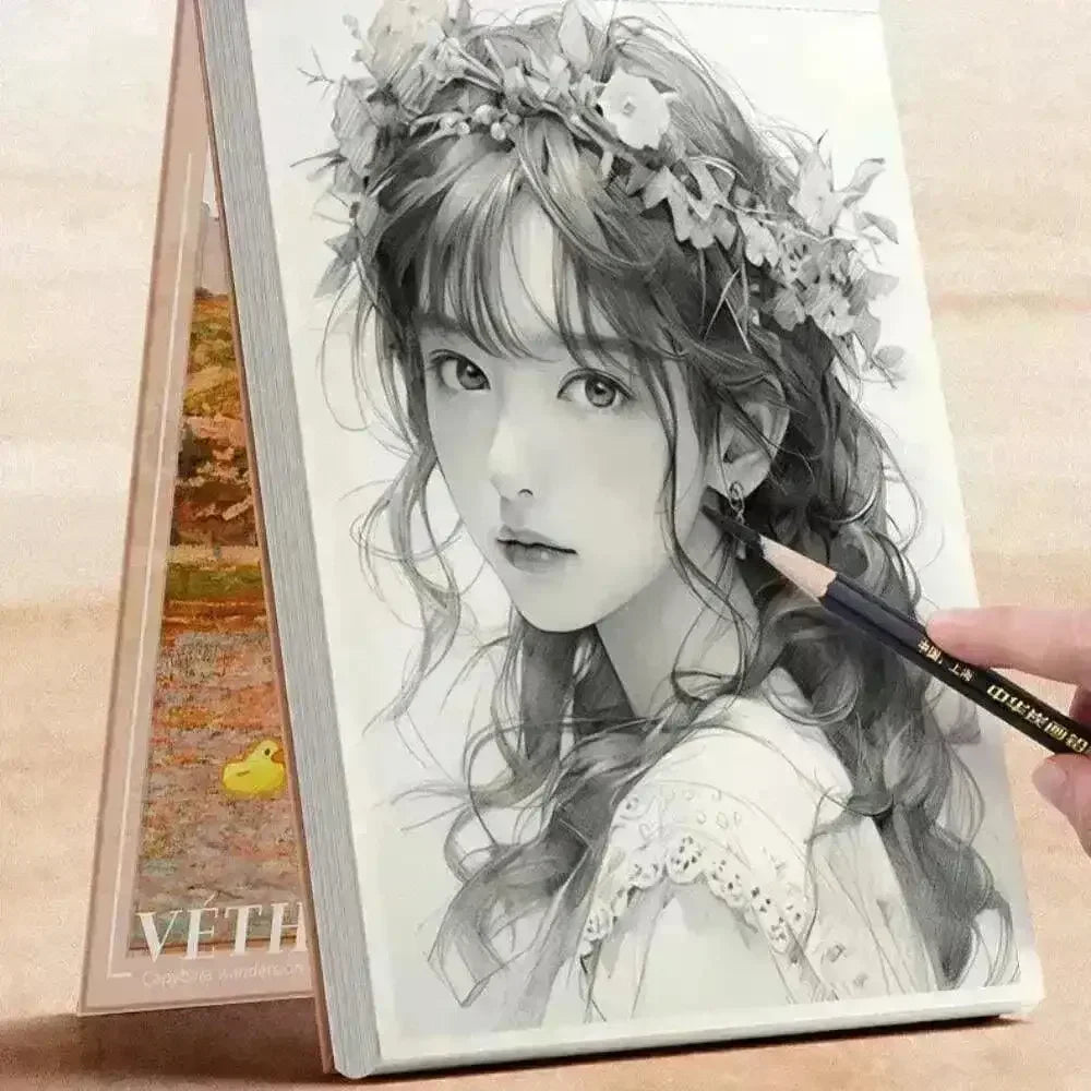 Kawaii A4 Sketching Book - Bear Hugs