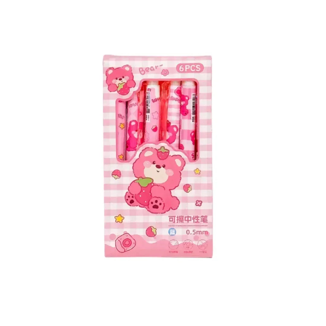 Kawaii Animal Erasable Gel Pen - Bear Hugs