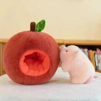 Kawaii Apple Pig Plush Toy (20 cm) - Bear Hugs