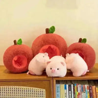 Kawaii Apple Pig Plush Toy (20 cm) - Bear Hugs