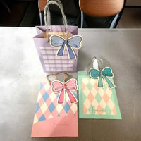Kawaii Bow Paper Gift Bag - Bear Hugs