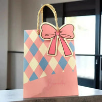 Kawaii Bow Paper Gift Bag - Bear Hugs