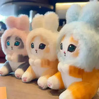 Kawaii Cat Mofusand Keychain - Bear Hugs
