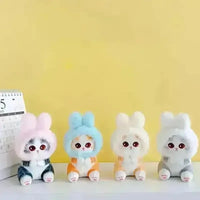 Kawaii Cat Mofusand Keychain - Bear Hugs