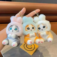 Kawaii Cat Mofusand Keychain - Bear Hugs
