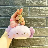 Kawaii Crab With Hat Plush Keychain - Bear Hugs