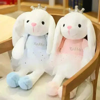 Kawaii Crown Bunny Plush Toy (45 cm) - Bear Hugs