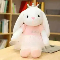 Kawaii Crown Bunny Plush Toy (45 cm) - Bear Hugs