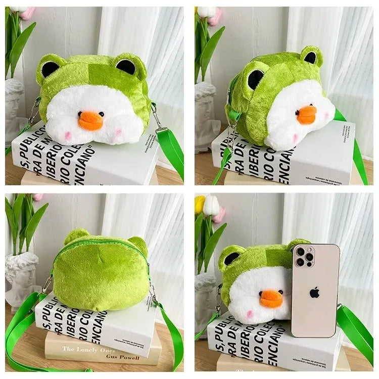 Kawaii Duck Plush Sling Bag - Bear Hugs