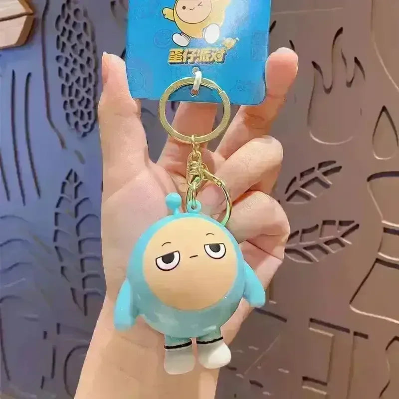 Kawaii Eggparty Premium Keychain - Bear Hugs
