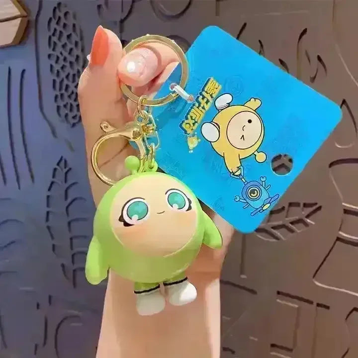 Kawaii Eggparty Premium Keychain - Bear Hugs
