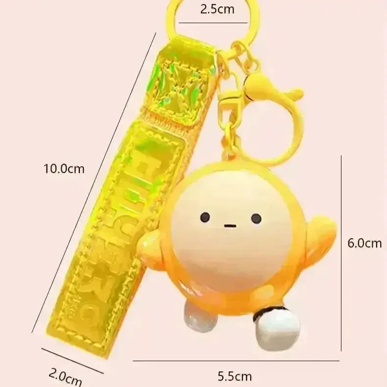 Kawaii Eggparty Premium Keychain - Bear Hugs