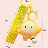 Kawaii Eggparty Premium Keychain - Bear Hugs