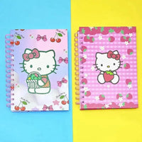 Kawaii Hello Kitty A5 Spiral Notebook - Bear Hugs