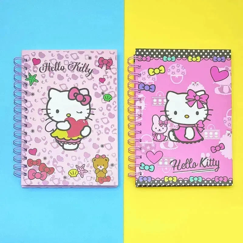 Kawaii Hello Kitty A5 Spiral Notebook - Bear Hugs