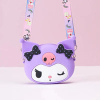 Kawaii Kuromi Silicon Sling Bag - Bear Hugs