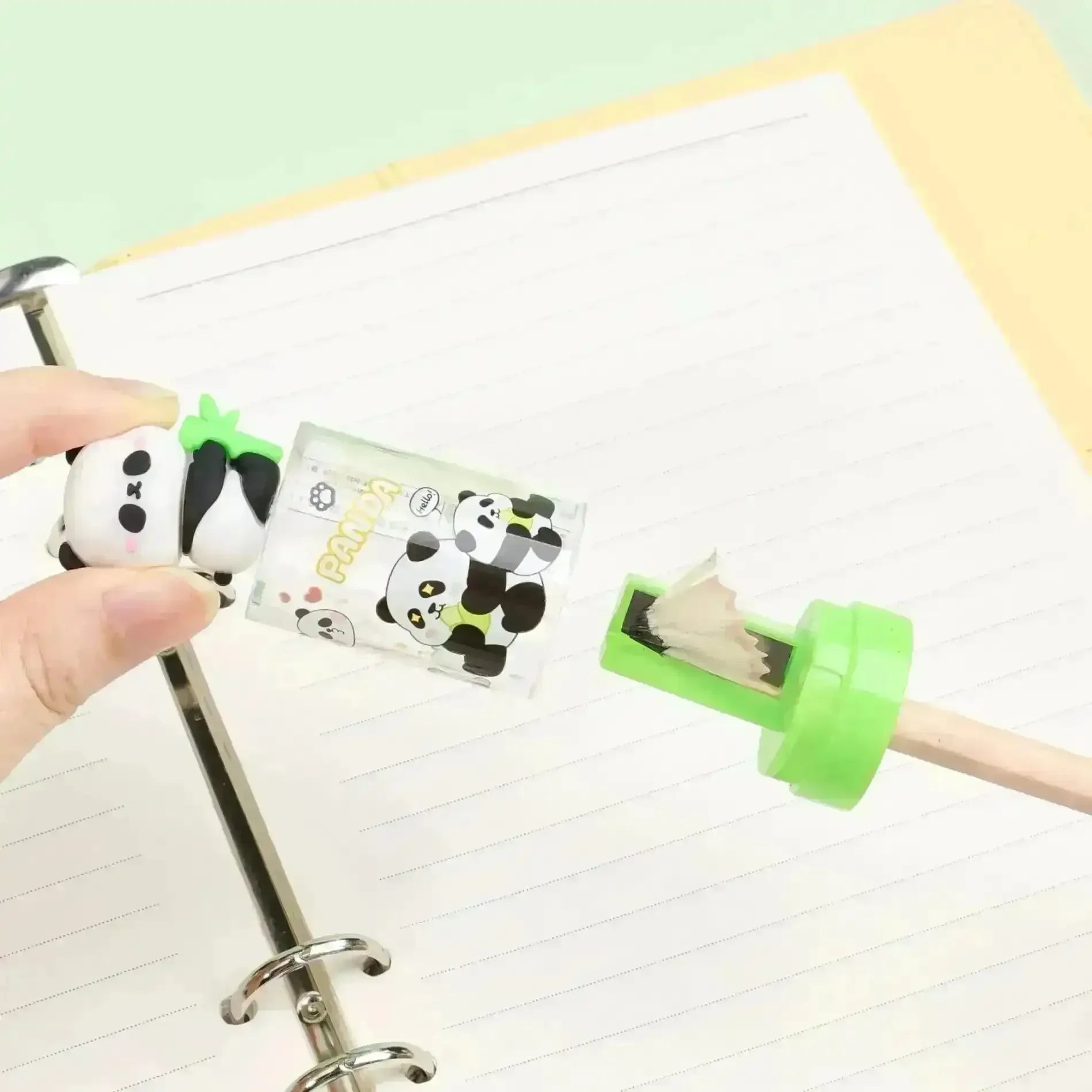 Kawaii Panda Pencil Sharpener - Bear Hugs