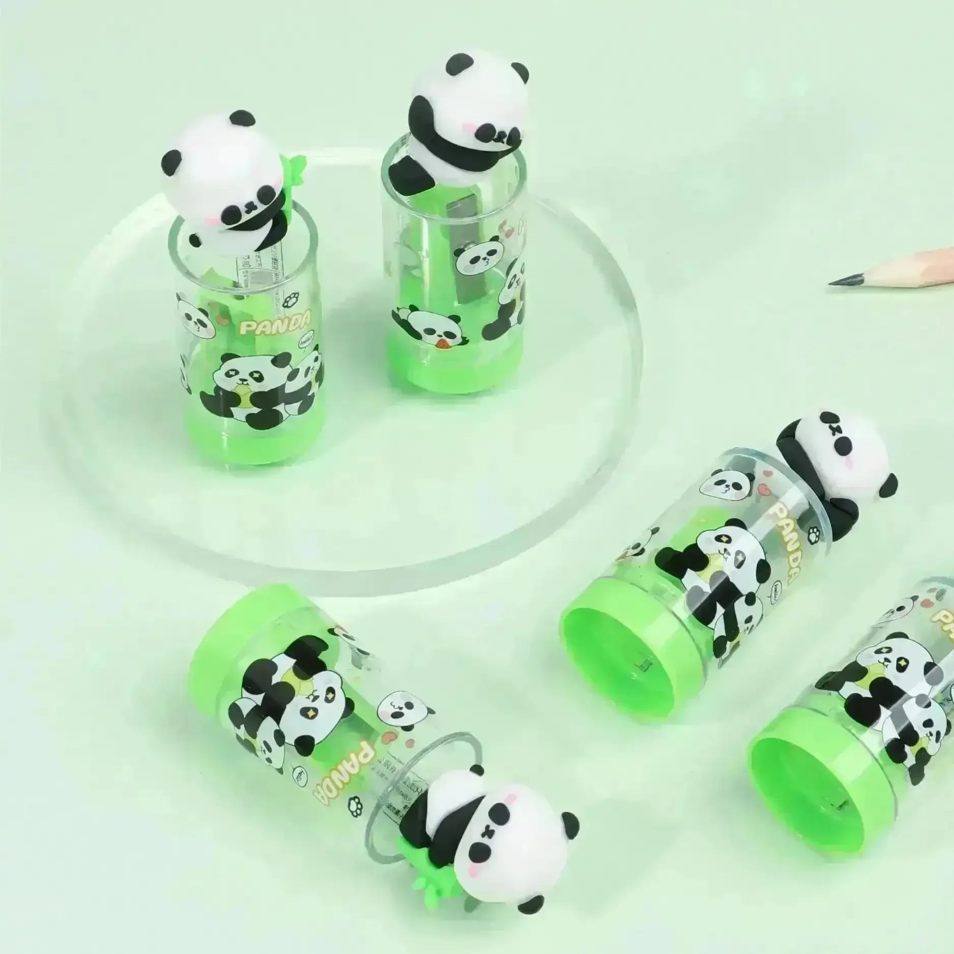 Kawaii Panda Pencil Sharpener - Bear Hugs