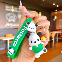 Kawaii Pochacco 3D Keychain - Bear Hugs