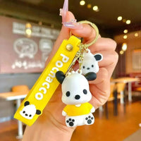 Kawaii Pochacco 3D Keychain - Bear Hugs