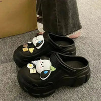 Kawaii Pochacco Platform Clogs - Bear Hugs
