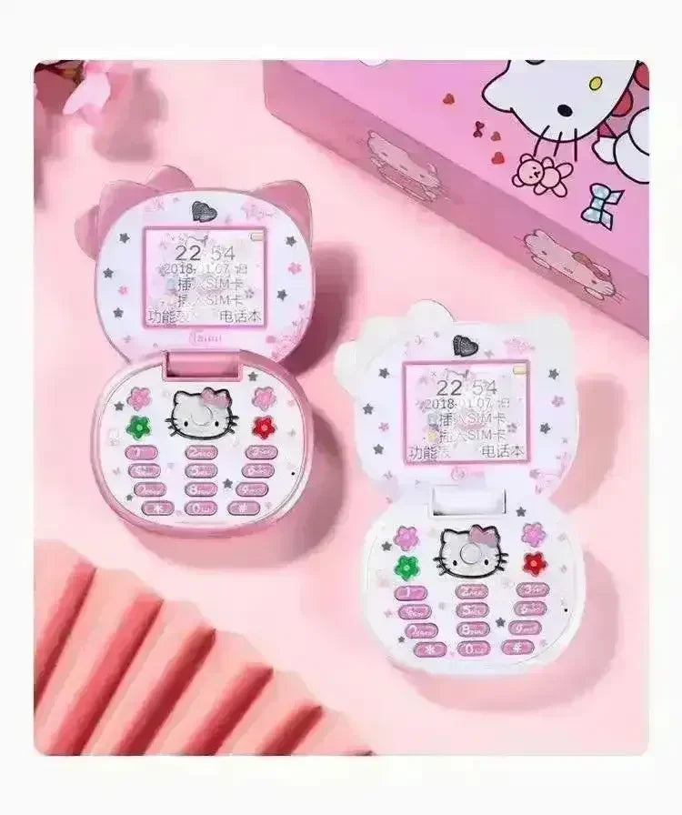 Kawaii Sanliou Hello Kitty K688 Flip Phone Kawaii Sanliou Hello Kitty K688 Flip Phone