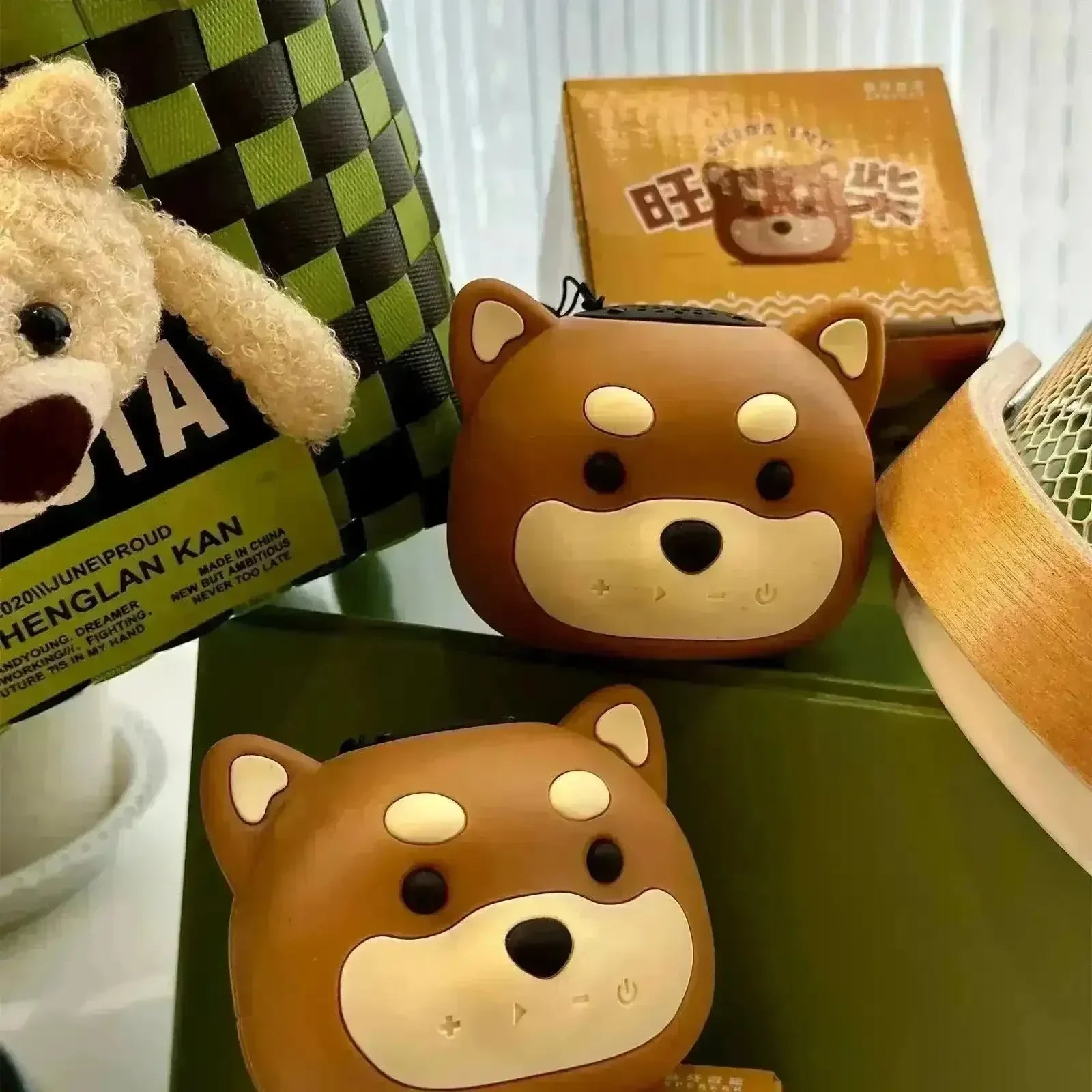 Kawaii Shiba Inu Bluetooth Speaker - Bear Hugs