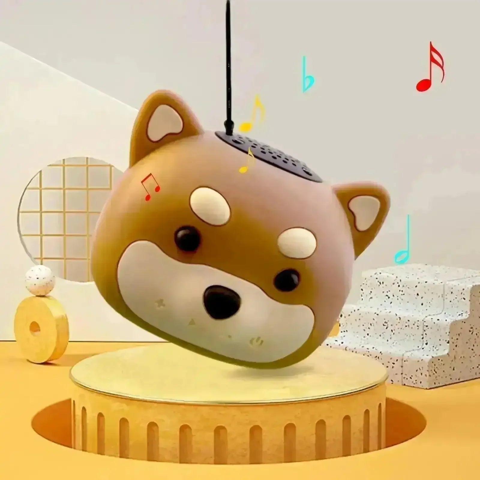 Kawaii Shiba Inu Bluetooth Speaker - Bear Hugs