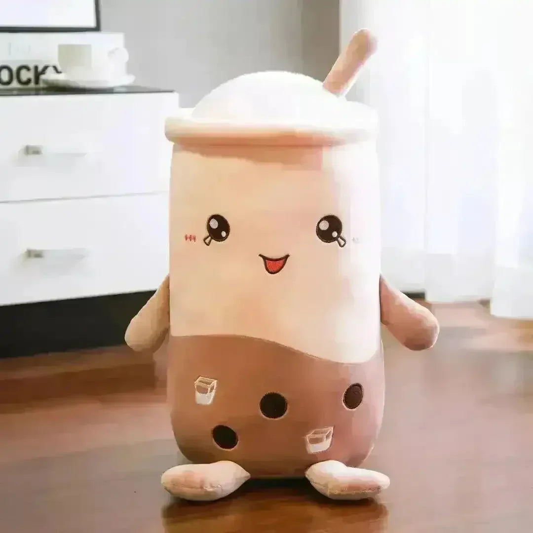 Kawaii Sipper Soft Boba Tea Plushie - Bear Hugs