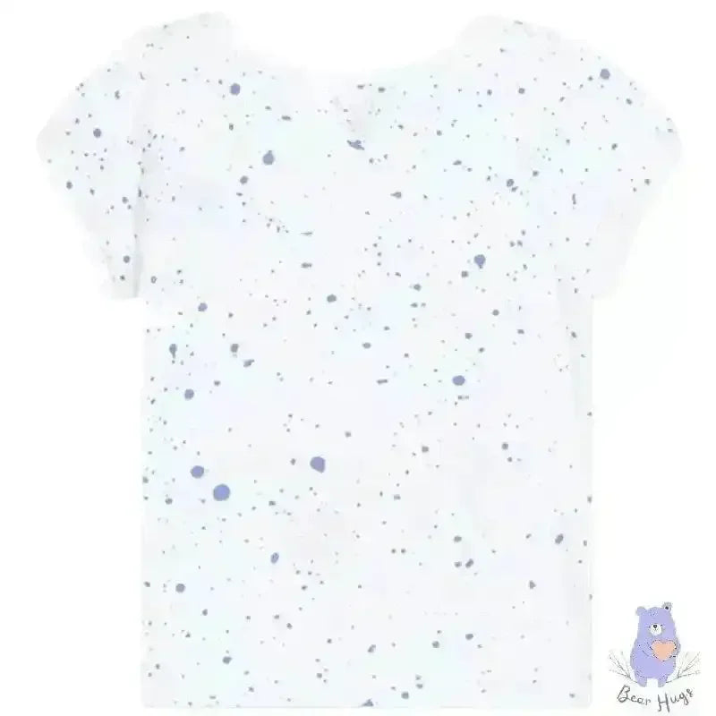 Kids Typographic Print Crew-Neck T-Shirt - Bear Hugs