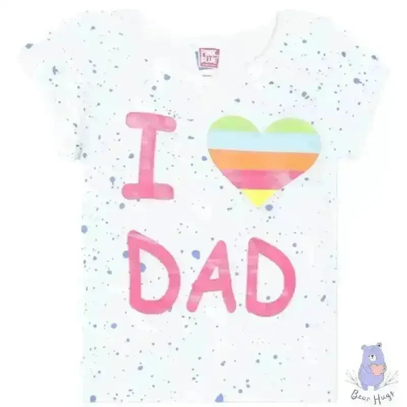 Kids Typographic Print Crew-Neck T-Shirt - Bear Hugs