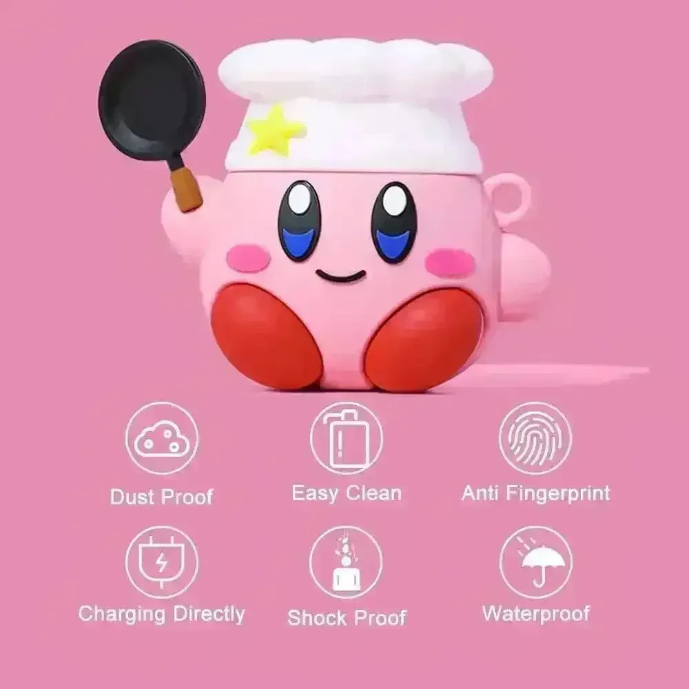 Kirby Silicon Protective Case (For Airpods) - Bear Hugs