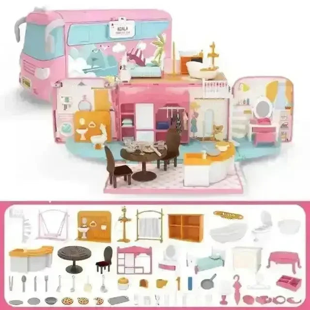 Koala Tour Bus Pretend Play Kids Set - Bear Hugs