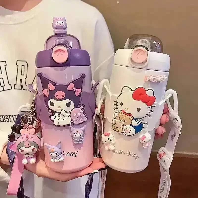 Kuromi and Friends Insulated Water Bottle (500 ml) - Bear Hugs