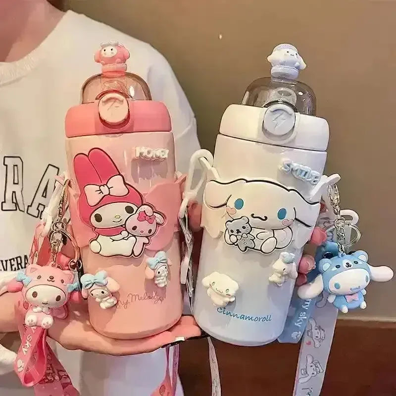 Kuromi and Friends Insulated Water Bottle (500 ml) - Bear Hugs