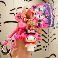 Kuromi & My Melody Buddy Keychain - Bear Hugs