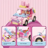 Kuromi & My Melody Car Building Blocks - Bear Hugs