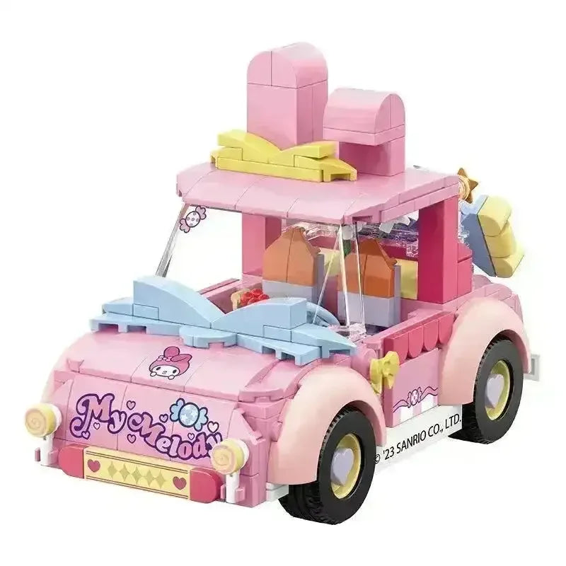 Kuromi & My Melody Car Building Blocks - Bear Hugs